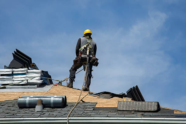 Professional Roof Replacement technician working in Yellow Spring, WV